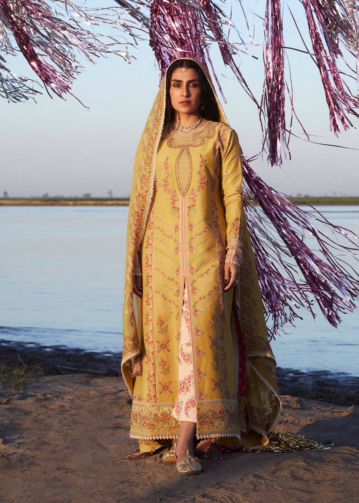 Hussain Rehar | Surkh Eid Pret'25 | Soana by Hussain Rehar - Designer Dress  - Type : Ladies Clothes - Available at Libayah - 100% Original 