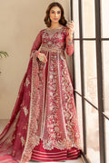 Farasha | Lu Zella Premium Formals 25 | Carmine Allure by Farasha - Designer Dress  - Type : Ladies Clothes - Available at Libayah - 100% Original 