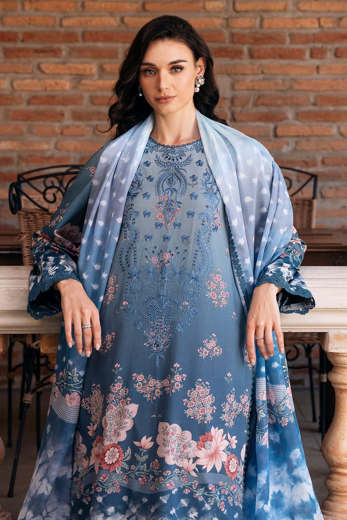 Afrozeh | Damask The Holiday Edit 25 | Seraphina A by Afrozeh - Designer Dress - Type: Ladies Clothes - Available at Libayah - 100% Original