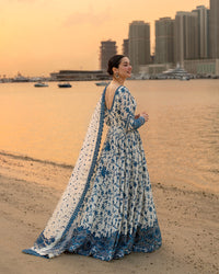 Faiza Saqlain | AYA - Unstitched Luxury Lawn '26 | Jehona by Faiza Saqlain - Designer Dress  - Type : Ladies Clothes - Available at Libayah - 100% Original 