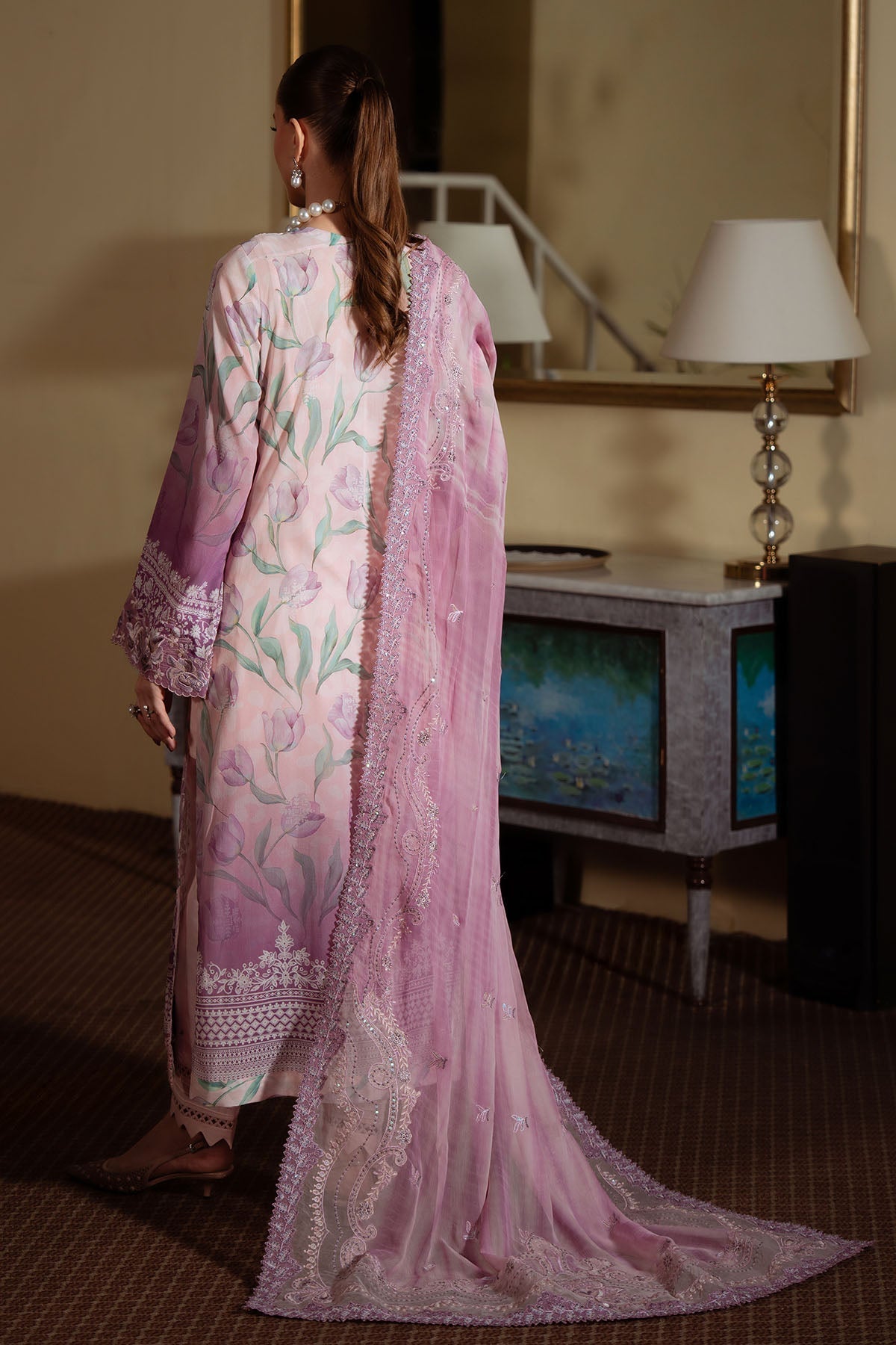 Nureh | Swiss Lawn | NS-159 by Nureh - Designer Dress  - Type : Ladies Clothes - Available at Libayah - 100% Original 