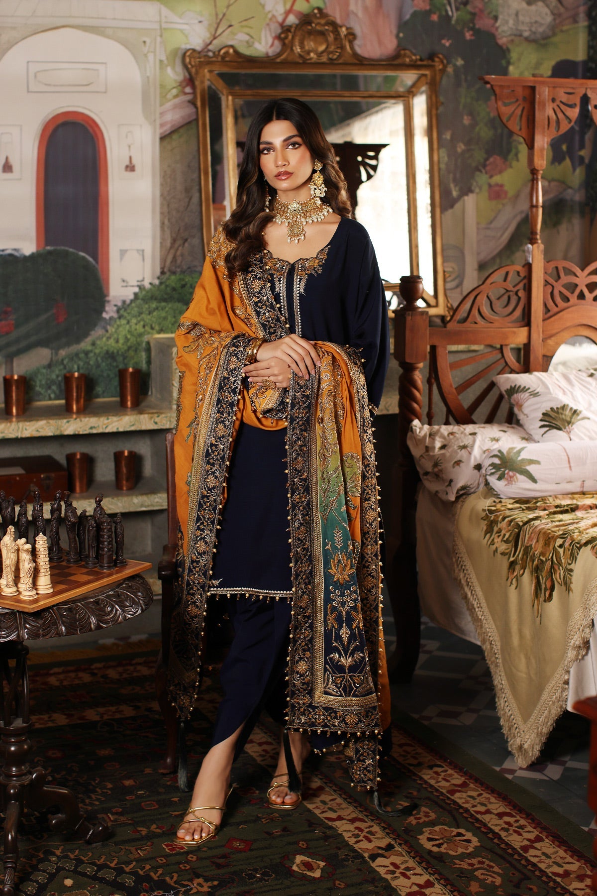 Mina Kashif | Luxury Pret | MKF23-17 by Mina Kashif - Designer Dress - Type: Formal - Available at Libayah - 100% Original