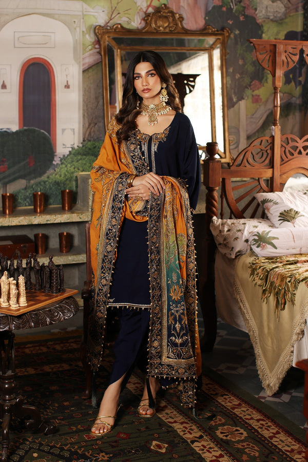 Mina Kashif | Luxury Pret | MKF23-17 by Mina Kashif - Designer Dress - Type: Formal - Available at Libayah - 100% Original