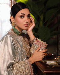 Mushq | Sunehri Lama Silk | Amaya by Mushq - Designer Dress  - Type : Ladies Clothes - Available at Libayah - 100% Original 