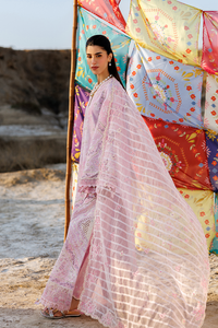 Emaan adeel | Sunlit Groove Luxury Lawn 26 | SUMMER SORBET by Emaan Adeel - Designer Dress  - Type : Ladies Clothes - Available at Libayah - 100% Original 