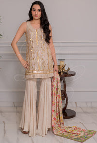 Afrozeh | Basic Pret 26 RTW | NACRE by Afrozeh - Designer Dress  - Type : Ladies Clothes - Available at Libayah - 100% Original 