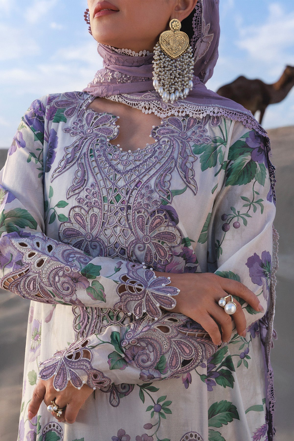 Nureh | Aman Luxe | Amaris NE-231 by Nureh - Designer Dress - Type : Luxury Dress - Available at Libayah - 100% Original