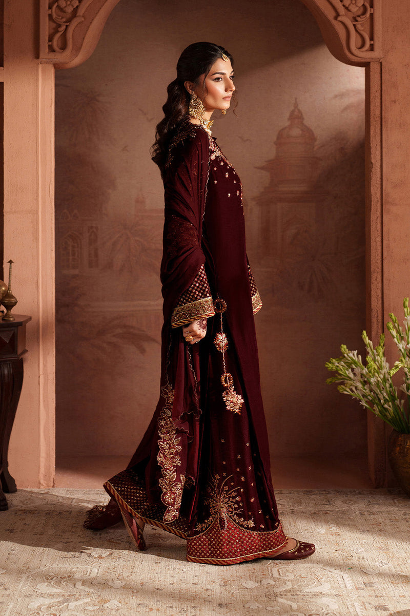 Iznik | Velvet 25 | IV-55 Embroidered Velvet by Iznik - Designer Dress - Type : Ladies Clothes - Available at Libayah - 100% Original 