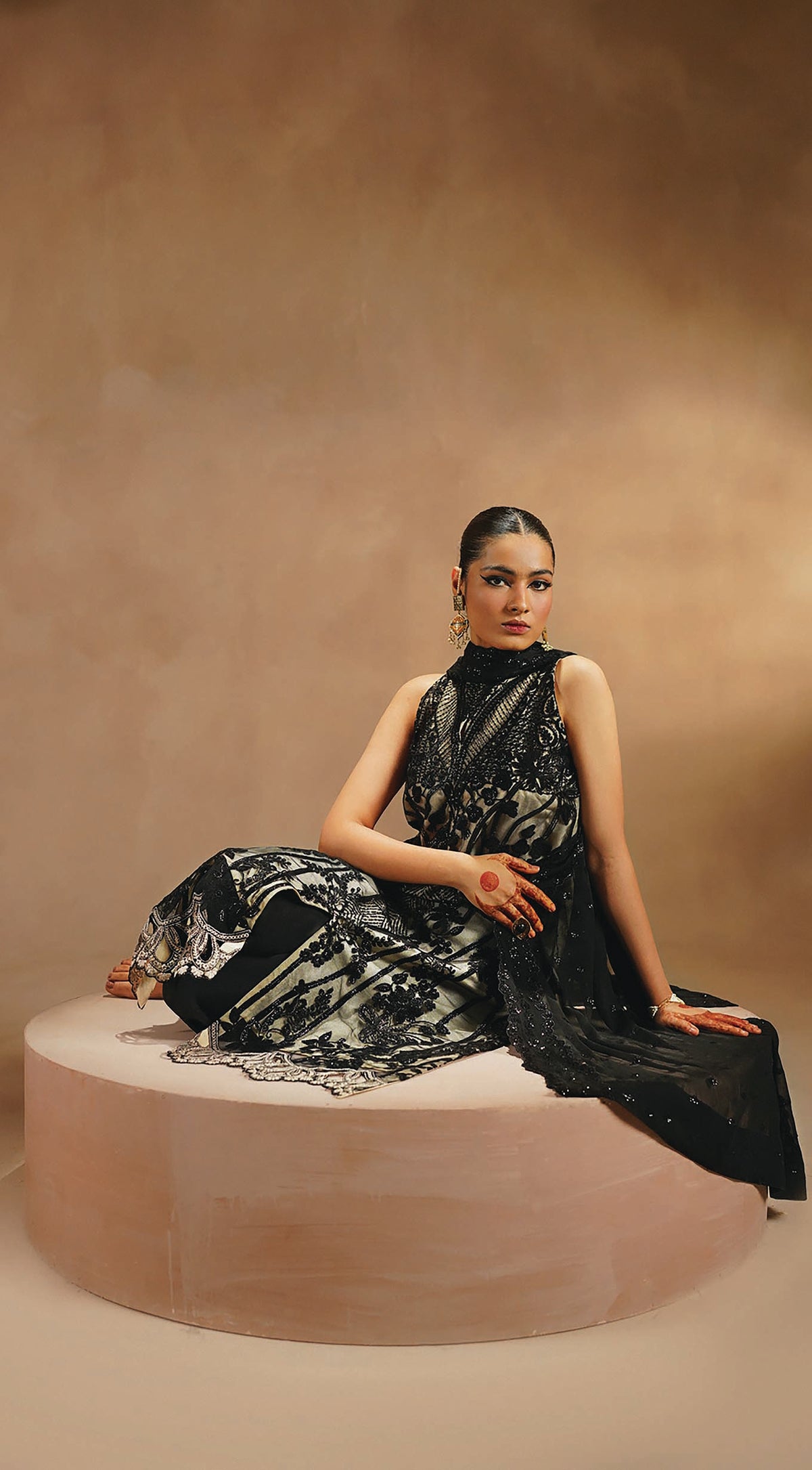 Myeesha | Nayab Formals | Siyaah by Myeesha - Designer Dress - Type: Ladies Clothes - Available at Libayah - 100% Original