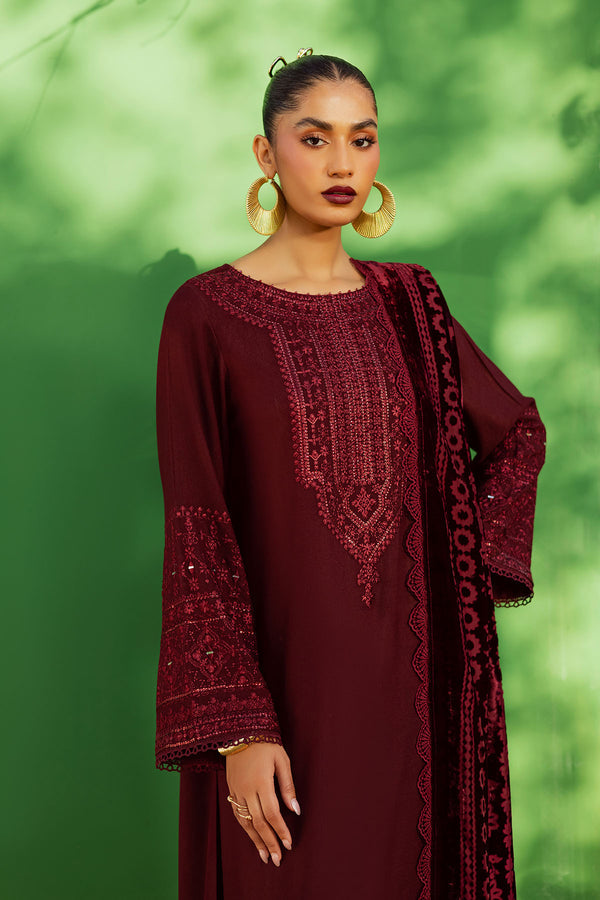 Nureh | Exclusive Leather Peach | NE-189 by Nureh - Designer Dress  - Type : Ladies Clothes - Available at Libayah - 100% Original 