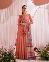 Faiza Saqlain | Roim Silk Edit | Muzn by Faiza Saqlain - Designer Dress  - Type : Luxury Dress - Available at Libayah - 100% Original 