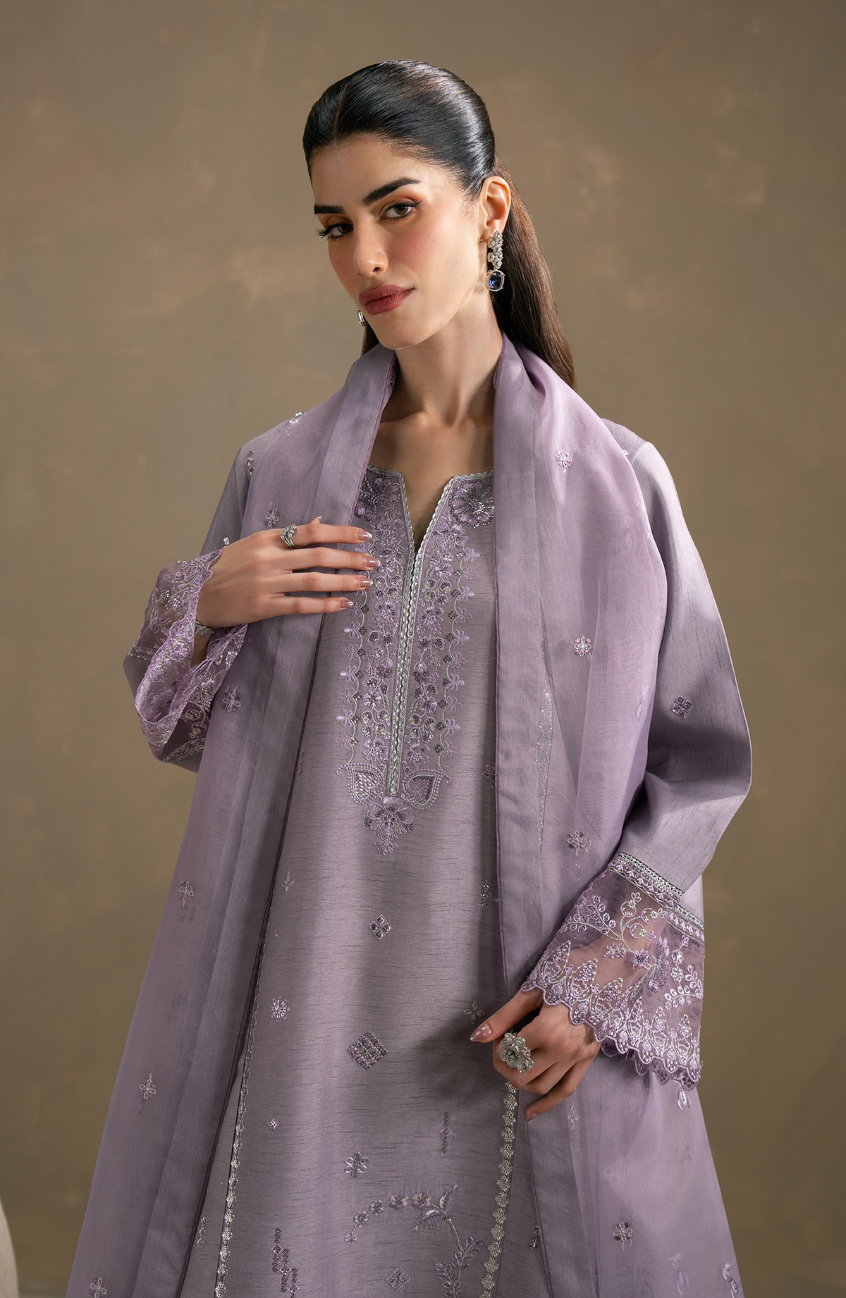 Seran | Lumiere RTW Eid 26 | Lila by Seran - Designer Dress  - Type : Ladies Clothes - Available at Libayah - 100% Original 