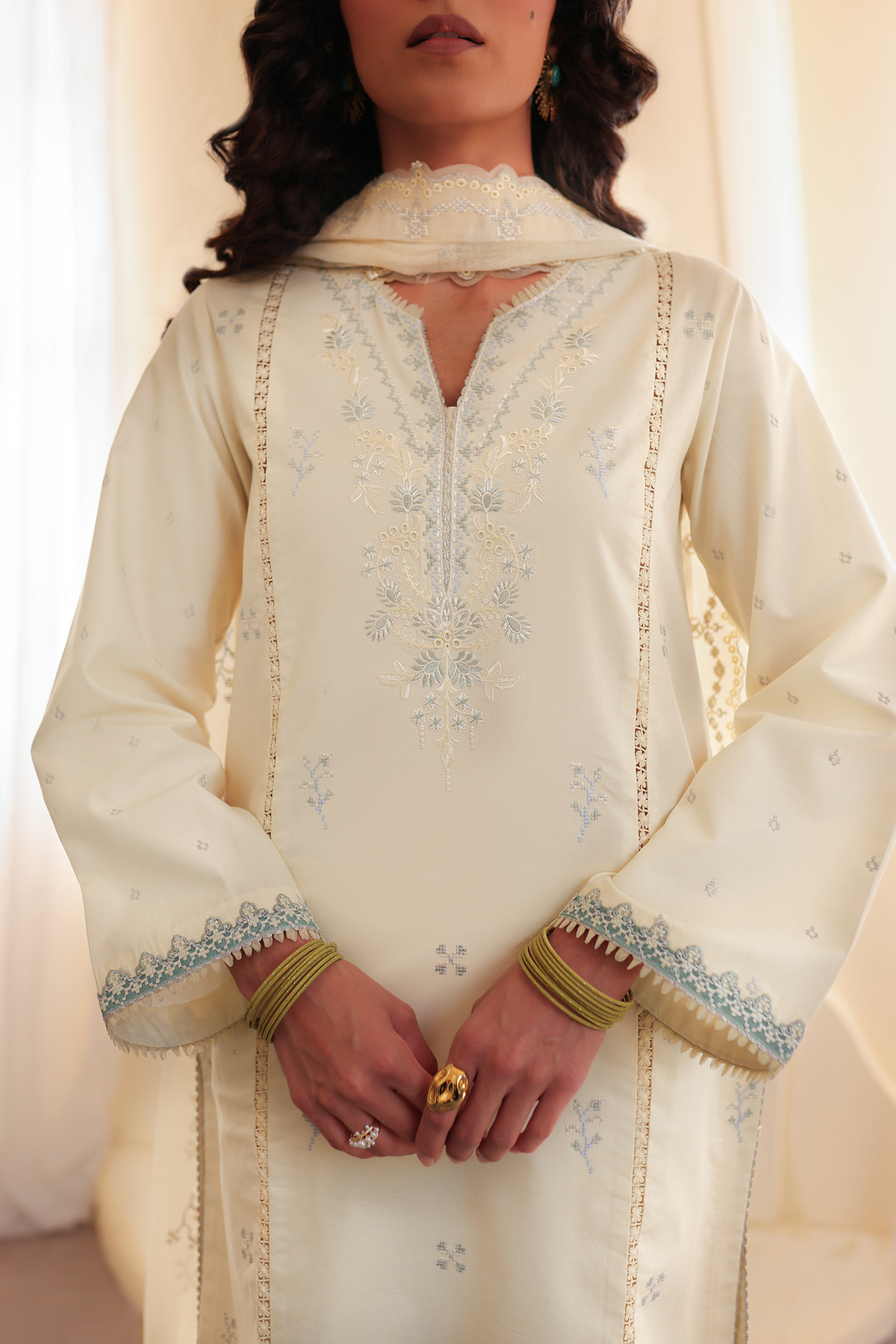 Seran | Nayab Eid Lawn | HINA by Seran - Designer Dress - Type: Ladies Clothes - Available at Libayah - 100% Original