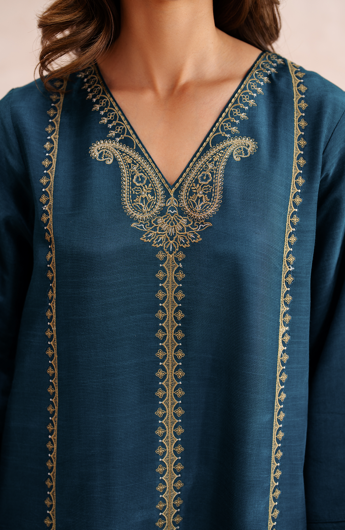 Seran | Eid Luxe Pret 25 | AURIC by Seran - Designer Dress - Type: Ladies Clothes - Available at Libayah - 100% Original