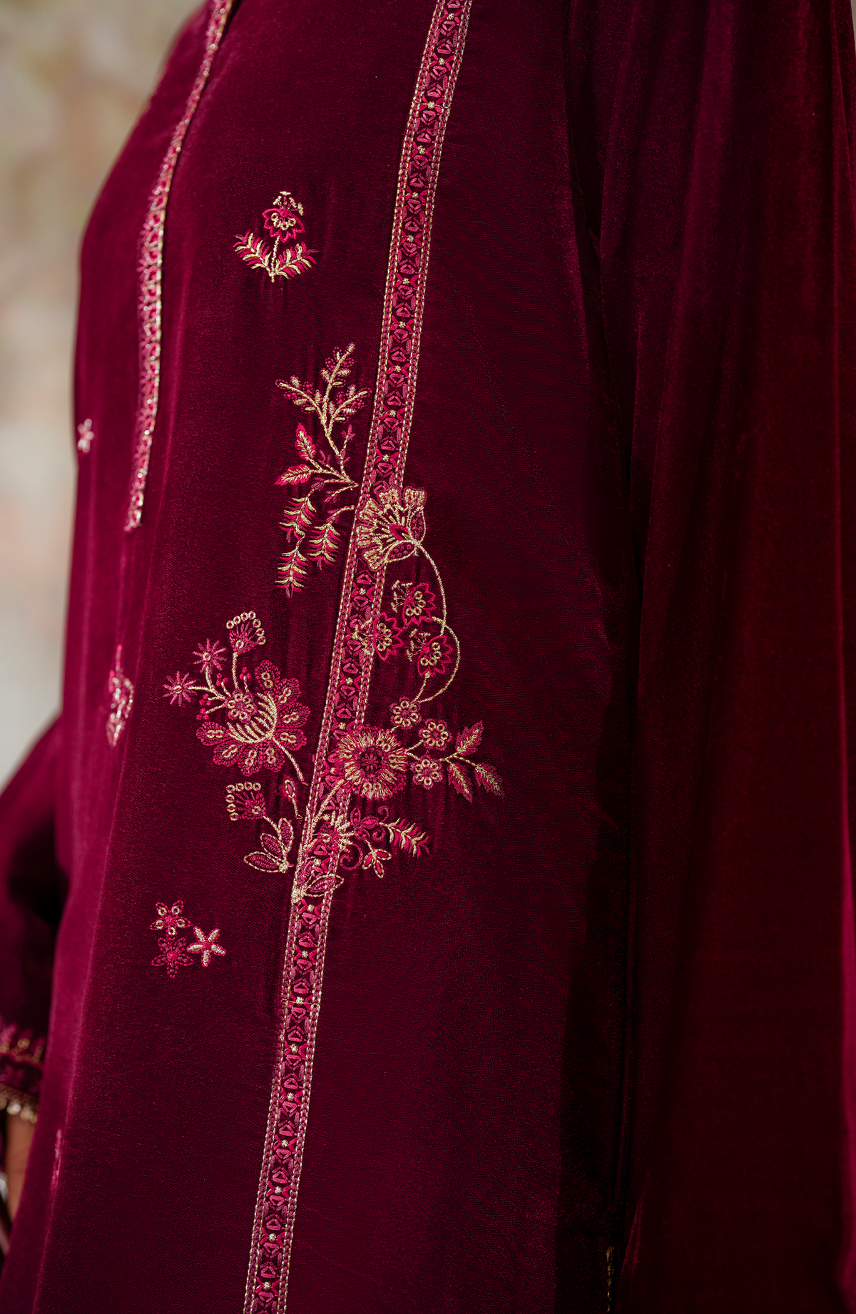 Seran | Velmor Velvet 24 | MULBERY by Seran - Designer Dress - Type: Ladies Clothes - Available at Libayah - 100% Original