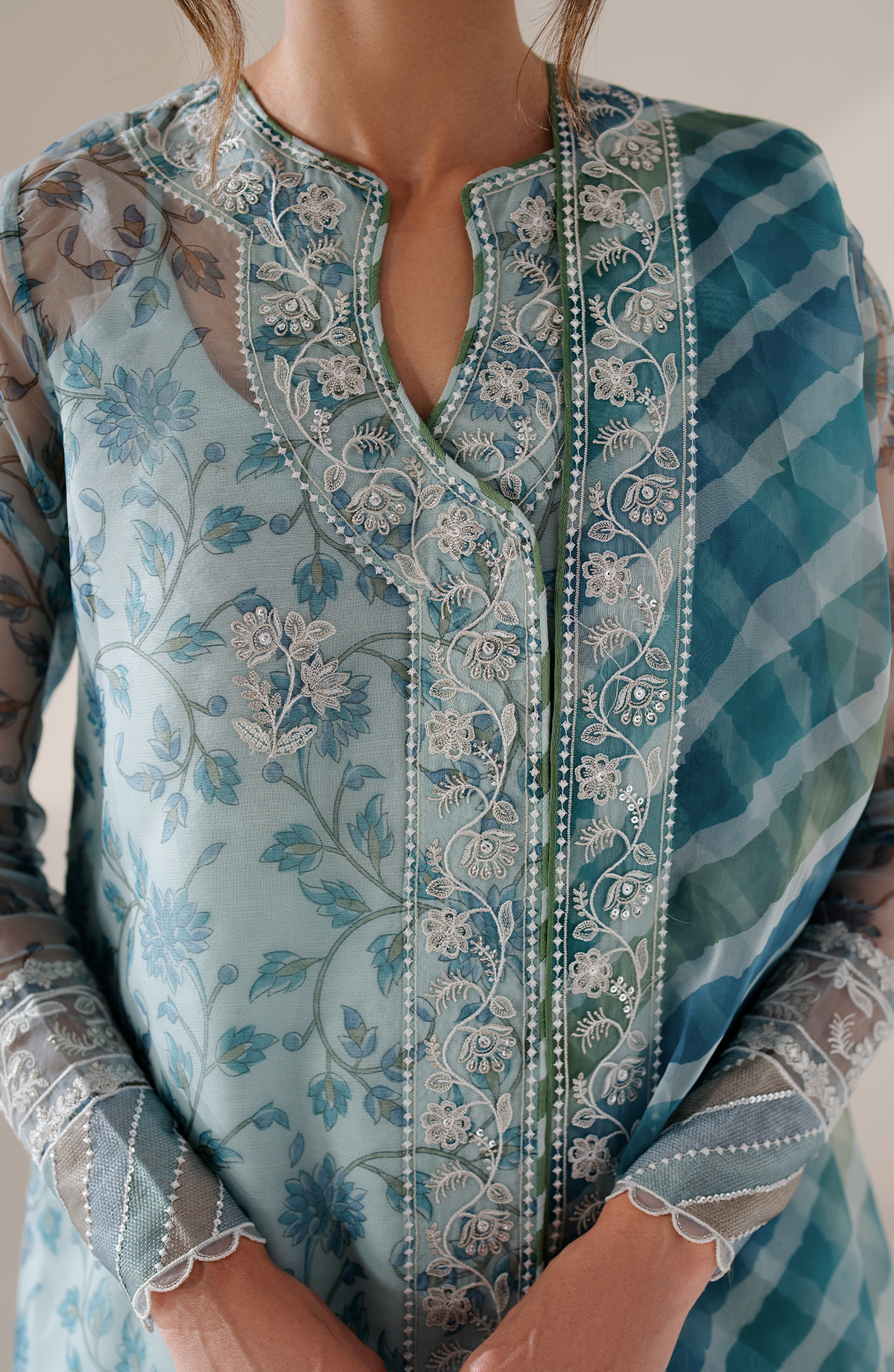 Seran | Eid Luxe Pret 25 | KEVA by Seran - Designer Dress - Type: Ladies Clothes - Available at Libayah - 100% Original