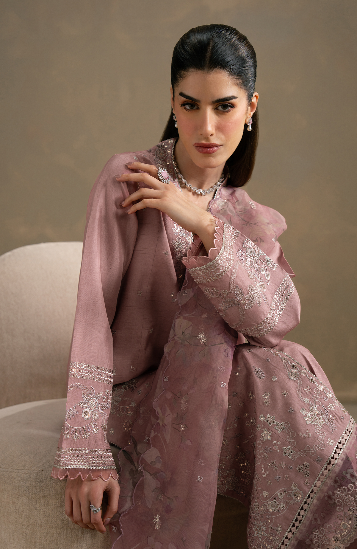 Seran | Lumiere RTW Eid 26 | Rosalie by Seran - Designer Dress  - Type : Ladies Clothes - Available at Libayah - 100% Original 