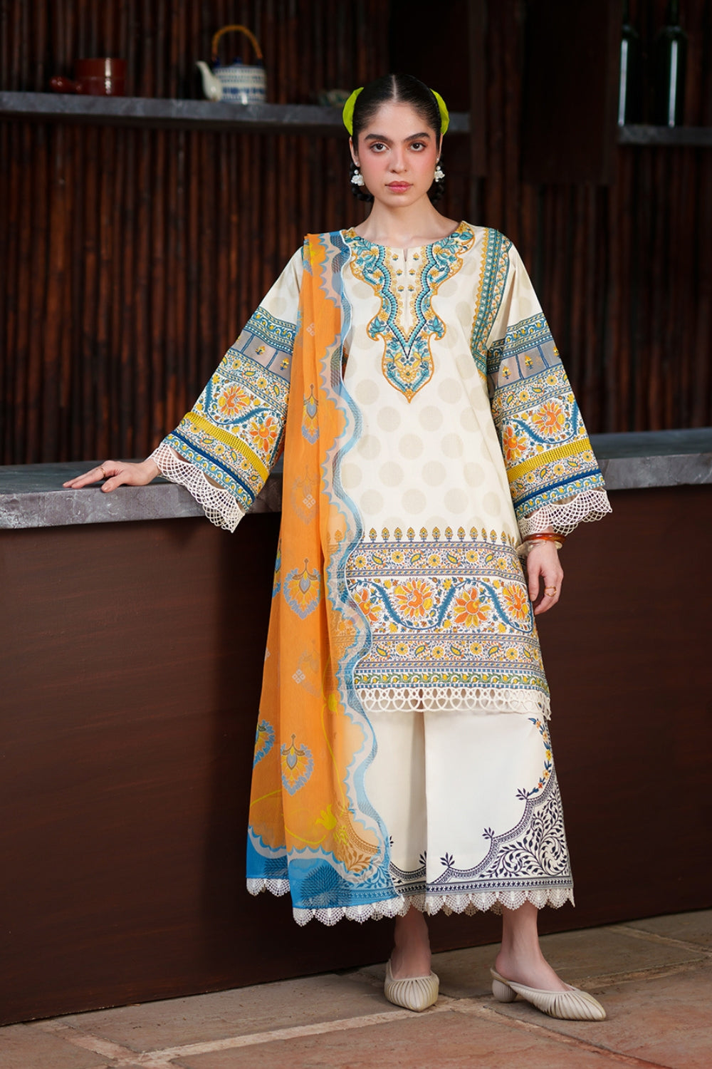 Saira Rizwan | Laanem SS 26 | AZURA-A-SRL26-05 by Saira Rizwan - Designer Dress  - Type : Ladies Clothes - Available at Libayah - 100% Original 