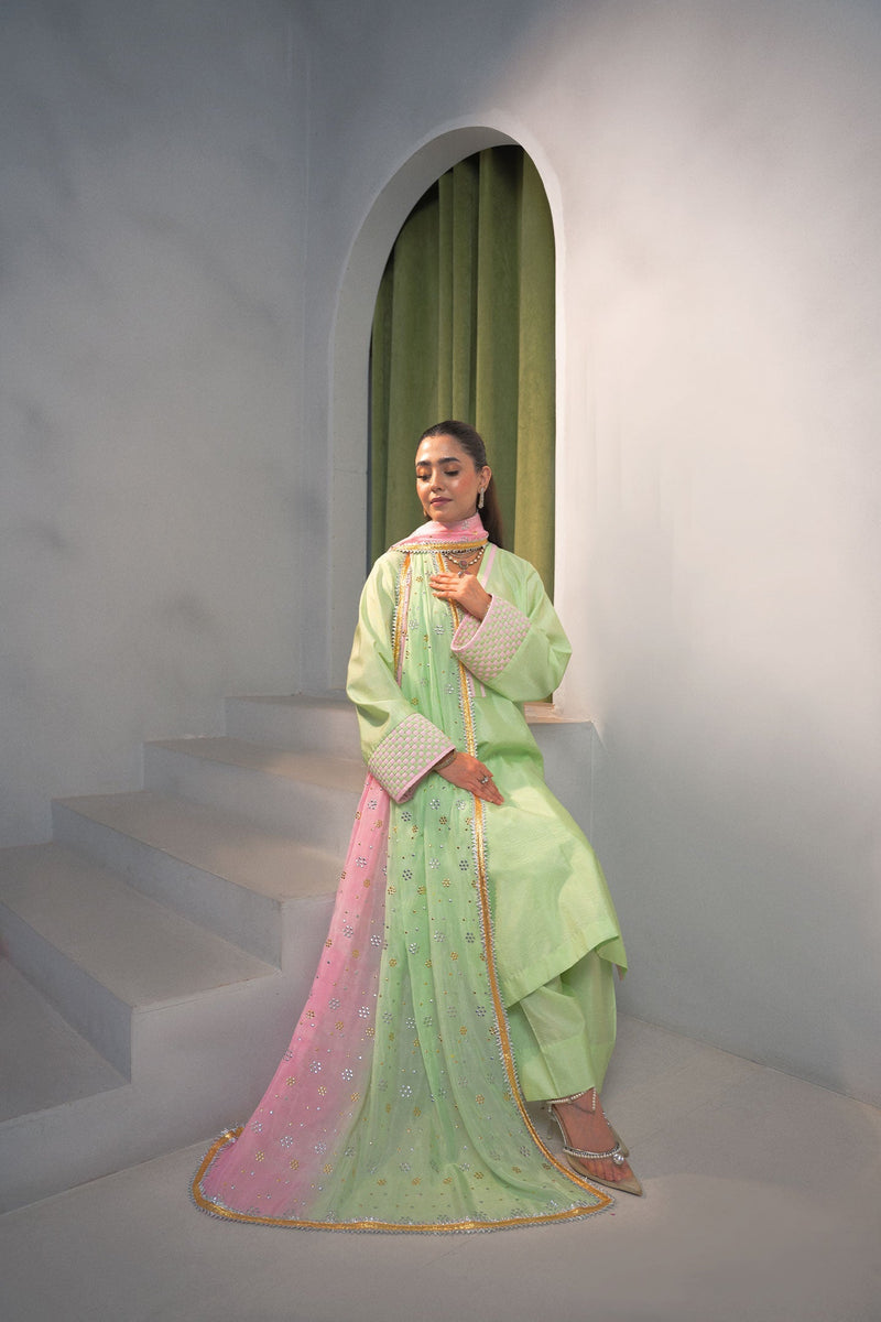 Fozia Khalid | Dilkash Festive Wear 25 | Alaya by Fozia Khalid - Designer Dress - Type : Ladies Clothes - Available at Libayah - 100% Original 