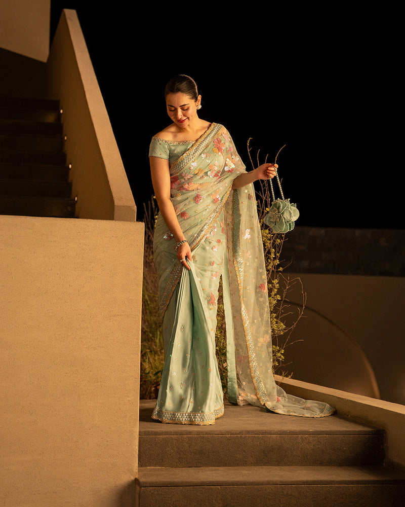 Faiza Saqlain | Reina Luxe | Nureet by Faiza Faisal - Designer Dress  - Type : Ladies Clothes - Available at Libayah - 100% Original 