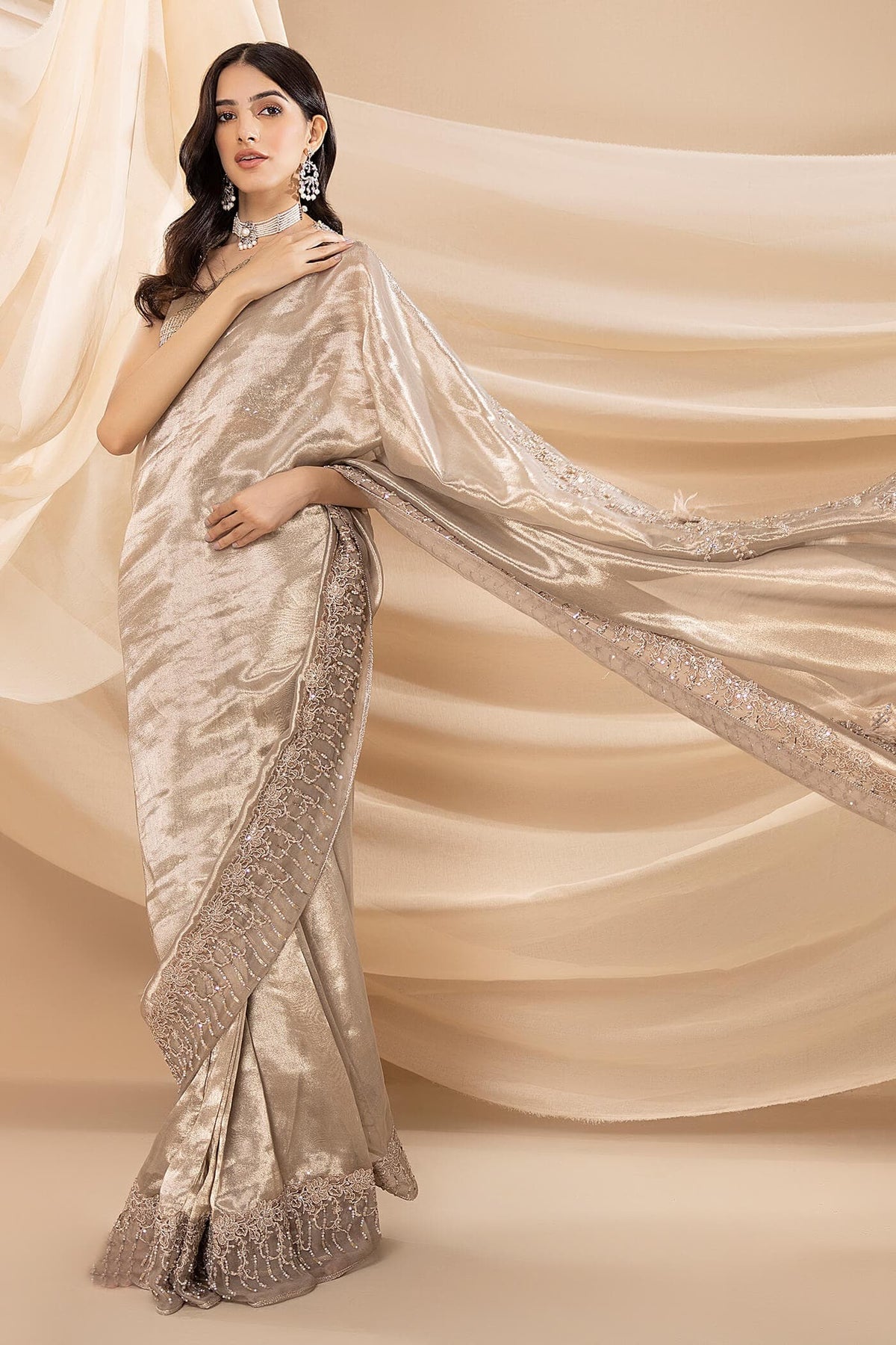 Nilofer Shahid | Shama e Mehfil | Atish e Ghalib by Nilofer Shahid - Designer Dress  - Type : Ladies Clothes - Available at Libayah - 100% Original 
