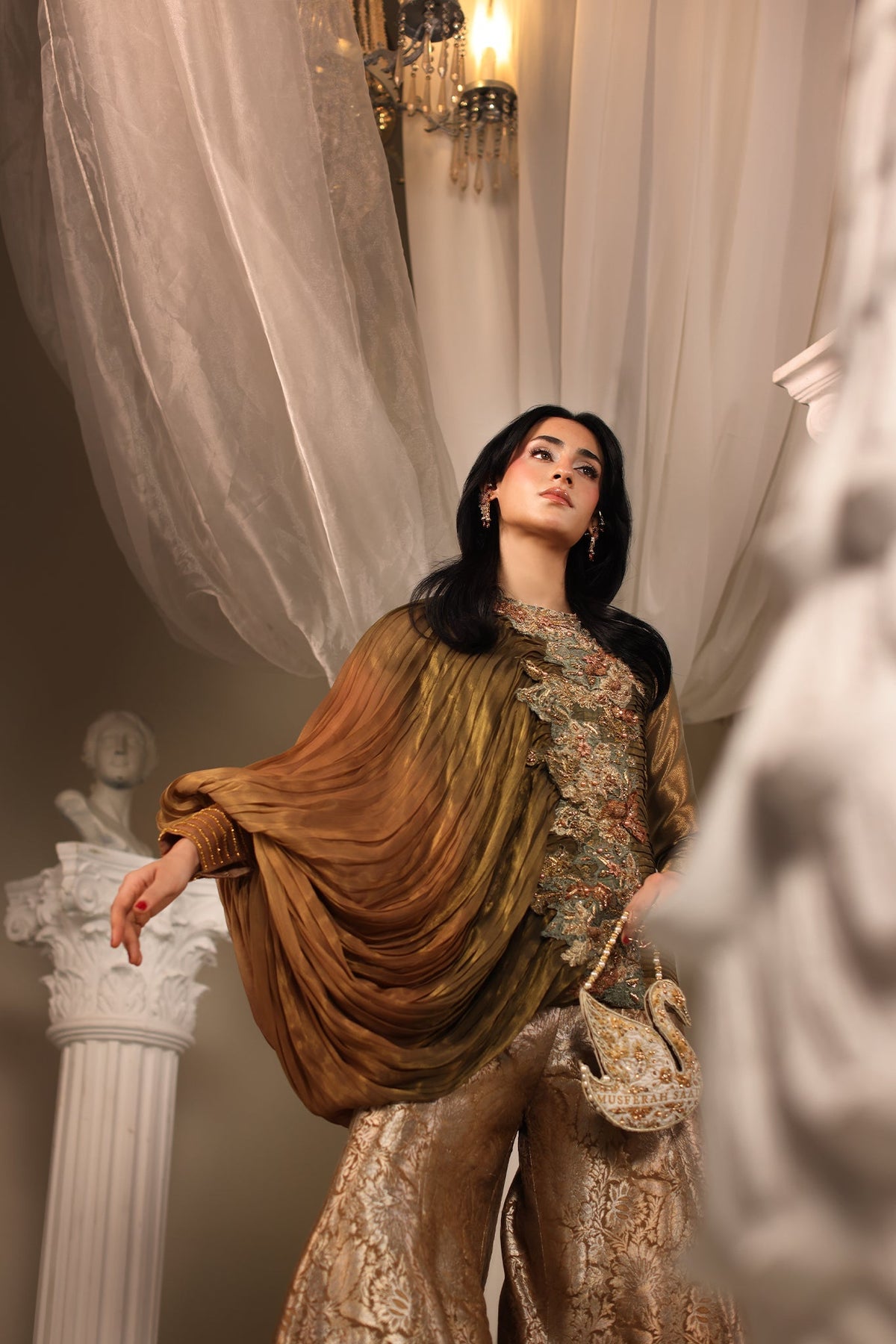 Musferah Saad | Casa Blance |Avant Garde by Musferah Saad - Designer Dress  - Type : Ladies Clothes - Available at Libayah - 100% Original 