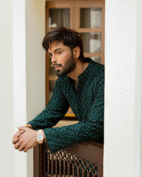 Pakistani Menswear | Faiza Saqlain | Taavi by Faiza Saqlain - Designer Dress - Type: MensWear - Available at Libayah - 100% Original