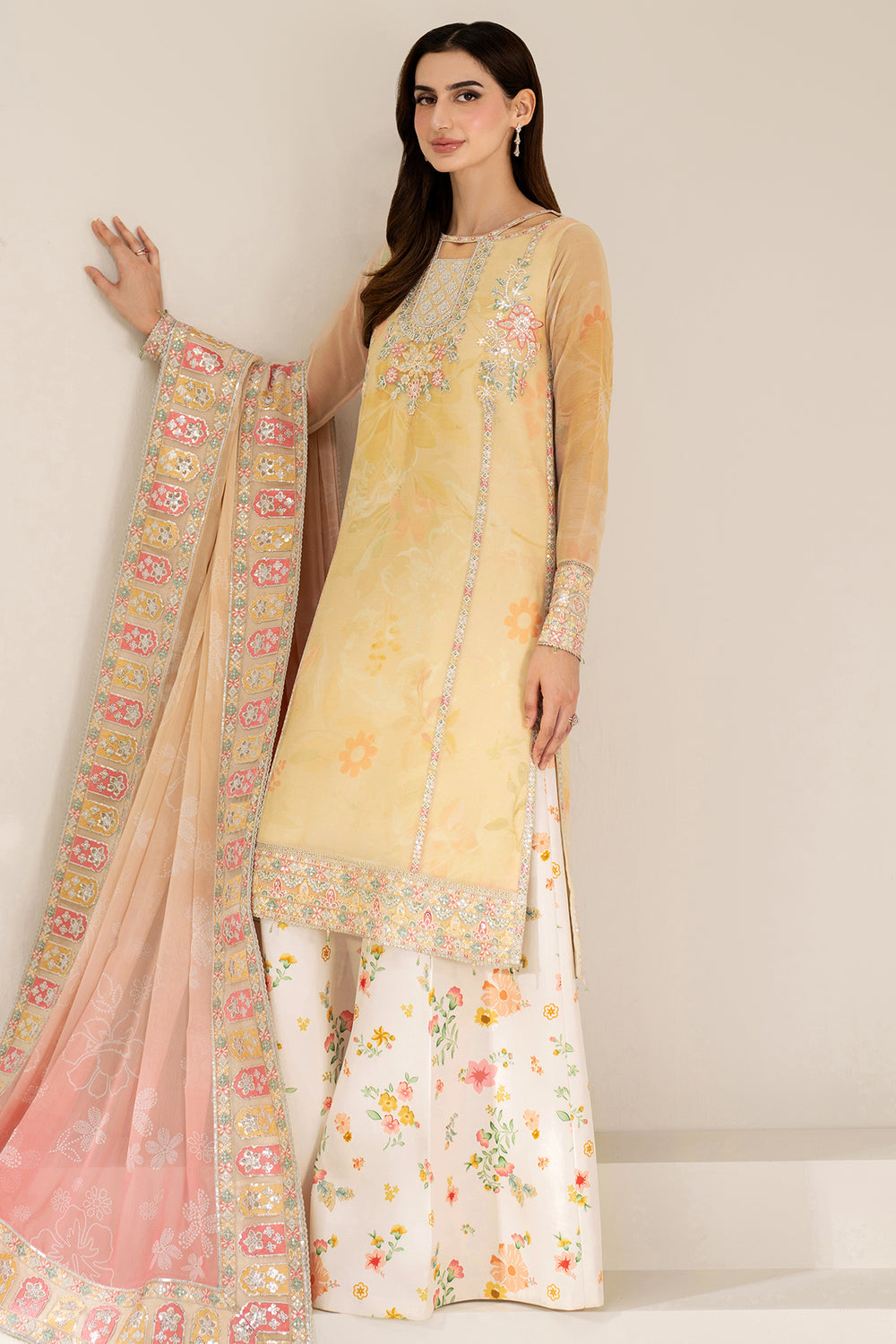 Farasha | Fiorella Formals | Floral Ray by Farasha - Designer Dress  - Type : Ladies Clothes - Available at Libayah - 100% Original 