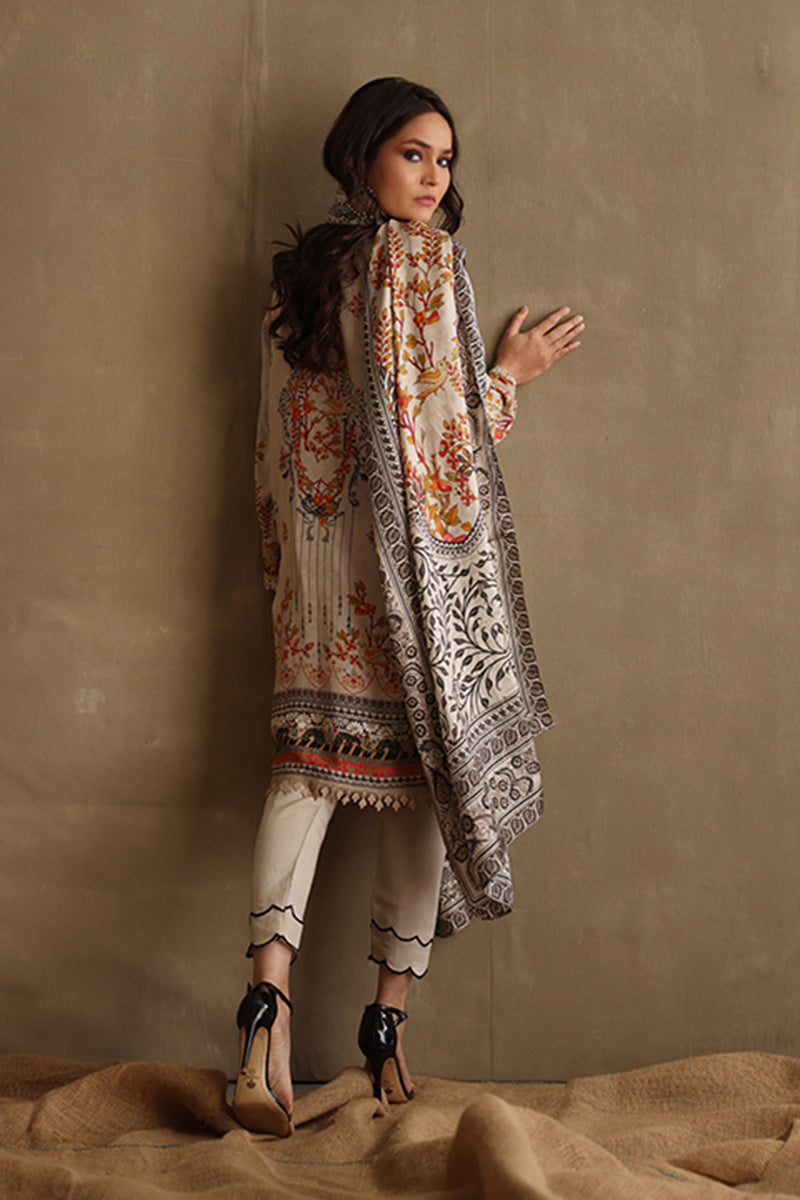 Mina Hasan | Signature Pret | Monochrome In Spring - by Libayah - Registered Vendor of : Mina Hasan - 100% Original Designer Dress