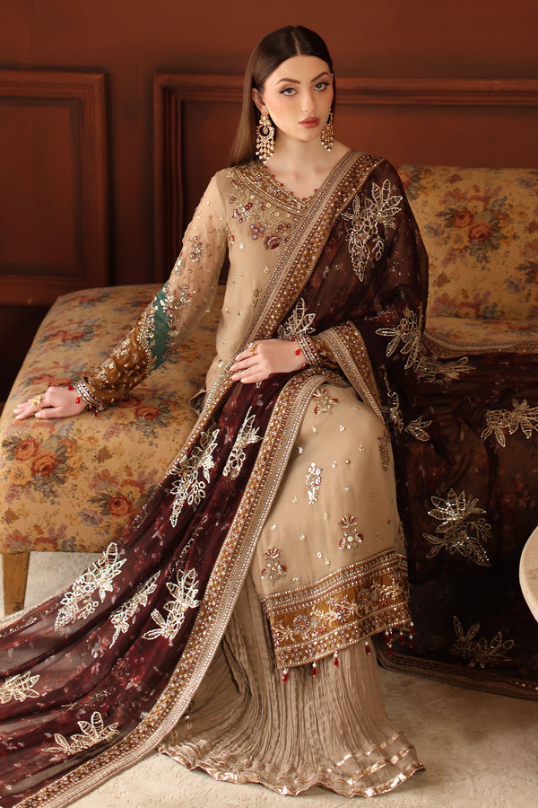 Nureh | Alfaaz Formals | NL-91 by Nureh - Designer Dress - Type : Ladies Clothes - Available at Libayah - 100% Original 