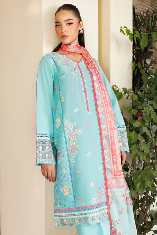 Farasha | Summer Weaves Embroidered Lawn | Ocean Veil by Farasha - Designer Dress - Type: Ladies Clothes - Available at Libayah - 100% Original