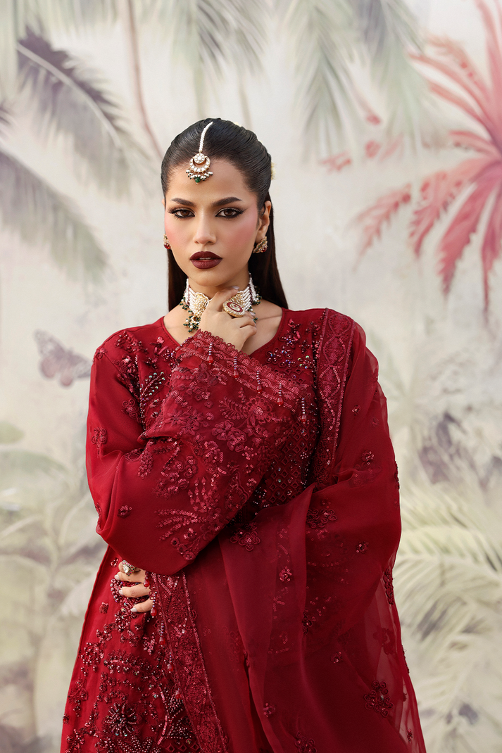 Emaan Adeel | Romansiyyah Luxury Formals |NOORMAHAL by Emaan Adeel - Designer Dress  - Type : Ladies Clothes - Available at Libayah - 100% Original 