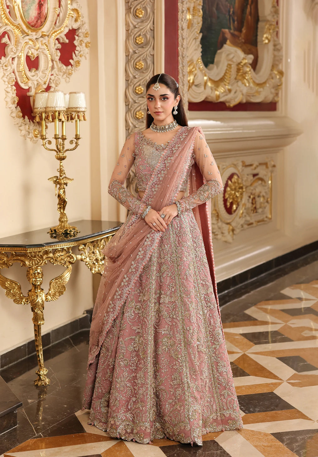 ESH-02 GLAMOROUS – authentic Pakistani formal dress from the Elaf Premium Stardom Formal Handwork 25 collection for women in the UK