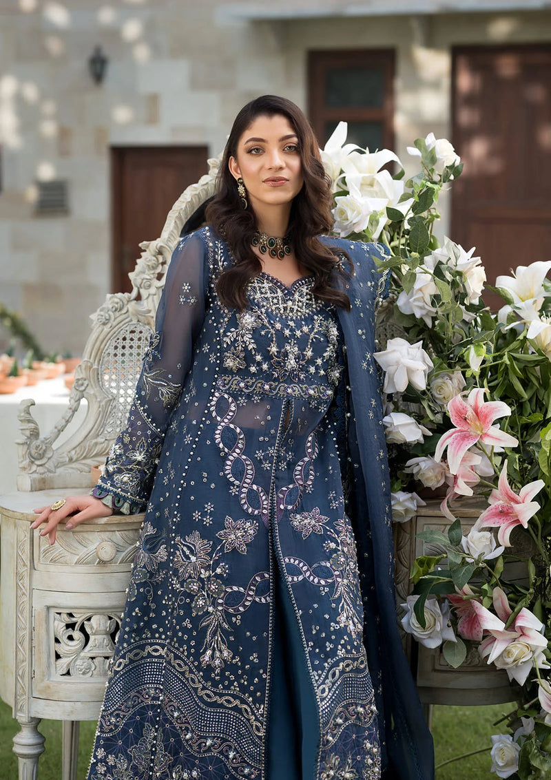 Elaf Premium | Formal Handwork Collection | EFH-04 FALAK by Elaf Premium - Designer Dress - Type: Ladies Clothes - Available at Libayah - 100% Original