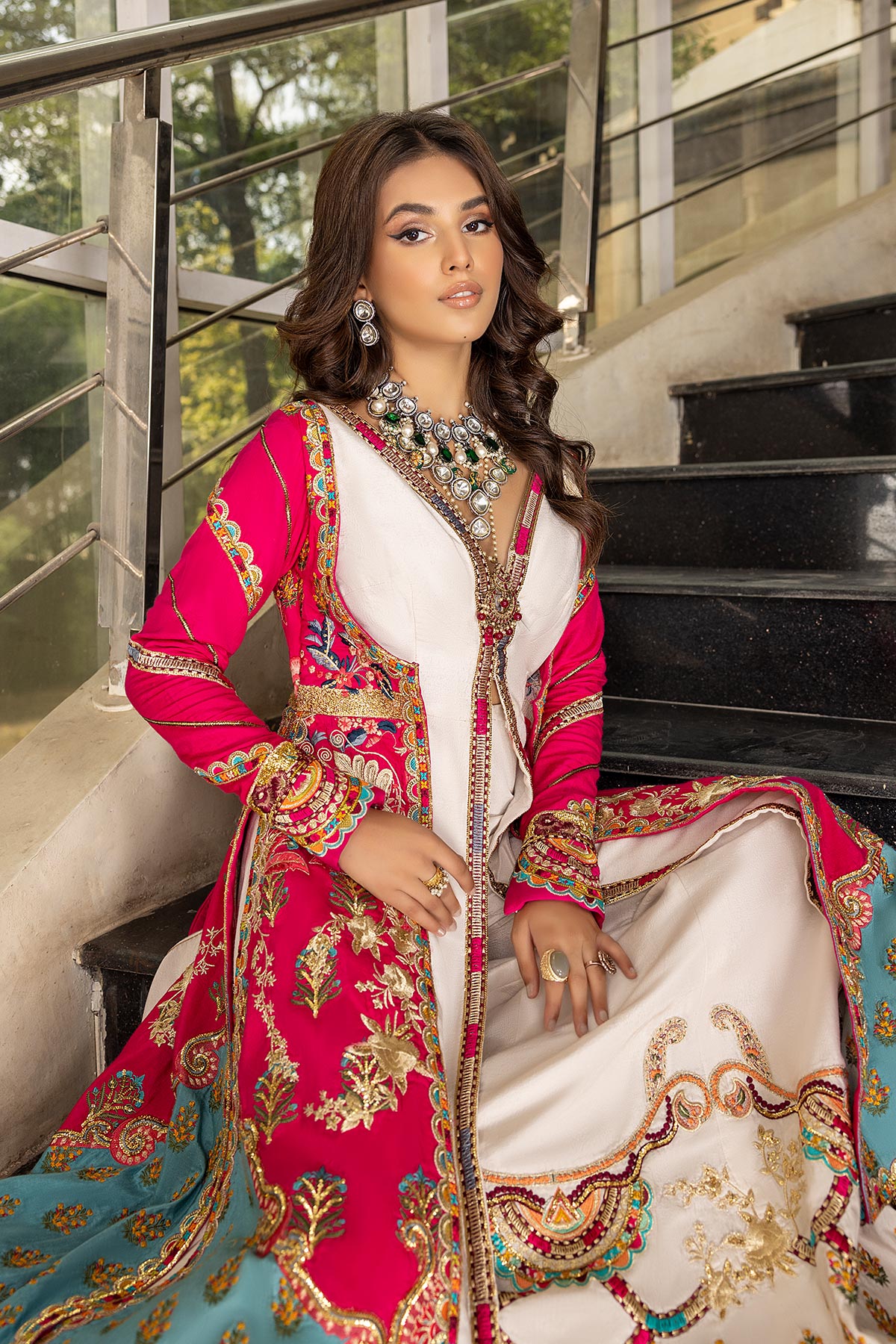 Mina Kashif | Wedding Formals | MK22-12 by Mina Kashif - Designer Dress - Type: Bridal - Available at Libayah - 100% Original