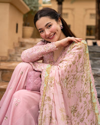 Faiza Saqlain | AYA - Unstitched Luxury Lawn '26 | Asja by Faiza Saqlain - Designer Dress  - Type : Ladies Clothes - Available at Libayah - 100% Original 