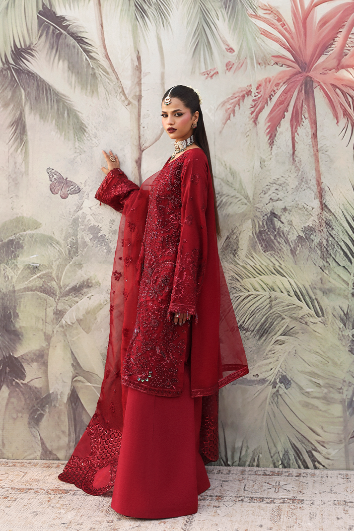 Emaan Adeel | Romansiyyah Luxury Formals |NOORMAHAL by Emaan Adeel - Designer Dress  - Type : Ladies Clothes - Available at Libayah - 100% Original 