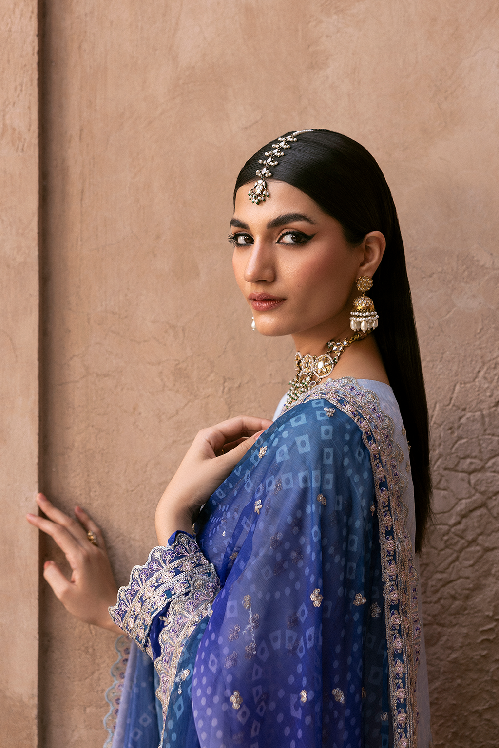 Emaan Adeel | The Empress Wedding Formals | AUREVIA by Emaan Adeel - Designer Dress  - Type : Ladies Clothes - Available at Libayah - 100% Original 