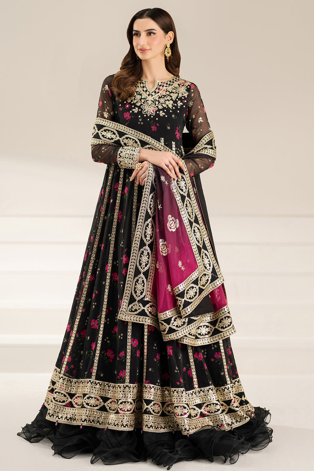 Farasha | Fiorella Formals | Fuchsia Night by Farasha - Designer Dress  - Type : Ladies Clothes - Available at Libayah - 100% Original 
