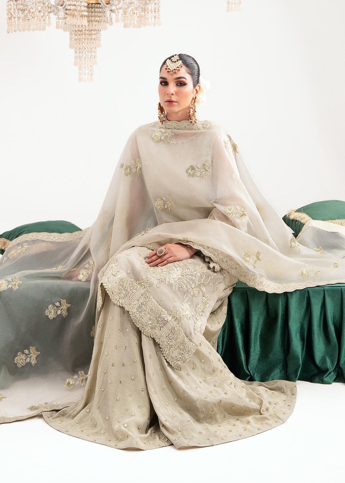 Dastoor | Sajni Luxury Eid Collection 24 | Nahal by Dastoor - Designer Dress - Type: Ladies Clothes - Available at Libayah - 100% Original