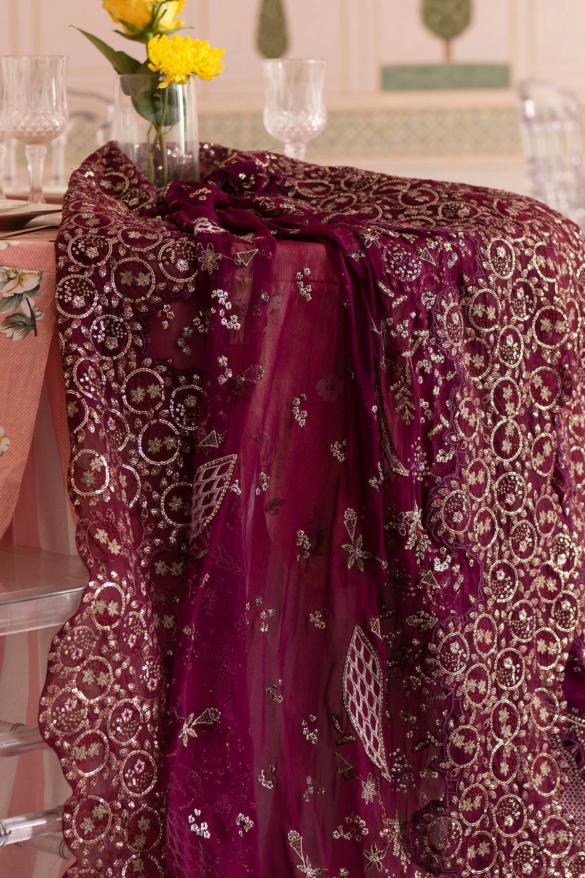 Nureh | Jhoomro Formals |NL-97 Nur by Nureh - Designer Dress  - Type : Ladies Clothes - Available at Libayah - 100% Original 