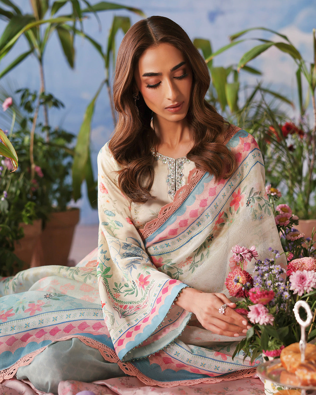 Faiza Saqlain | Serina Luxe | Edra by Faiza Saqlain - Designer Dress  - Type : Ladies Clothes - Available at Libayah - 100% Original 