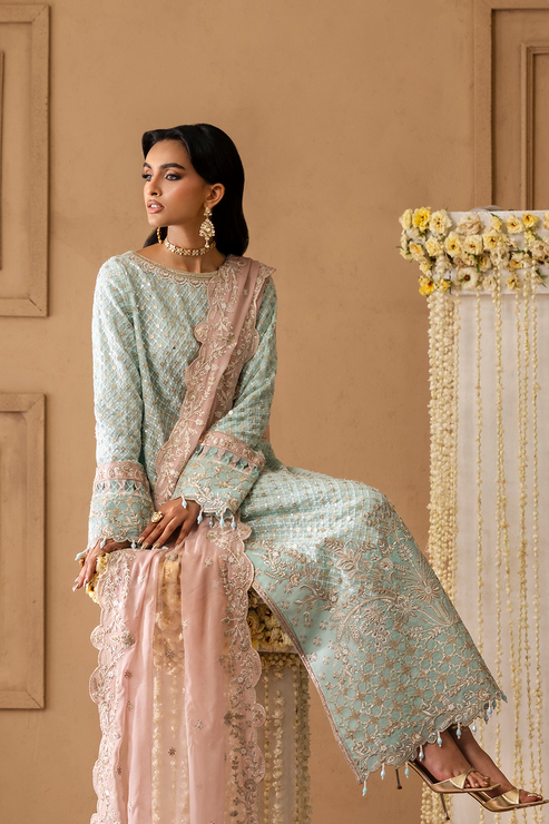 AARIZ – authentic Pakistani formal dress from the Emaan Adeel Sheherzadi Formals 25 collection for women in the UK.