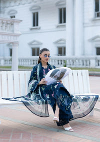 Elaf Premium | Signature Embroidered Lawn with Chiffon Collection 26 | ESG-3A MARIEL by Elaf Premium - Designer Dress  - Type : Ladies Clothes - Available at Libayah - 100% Original 