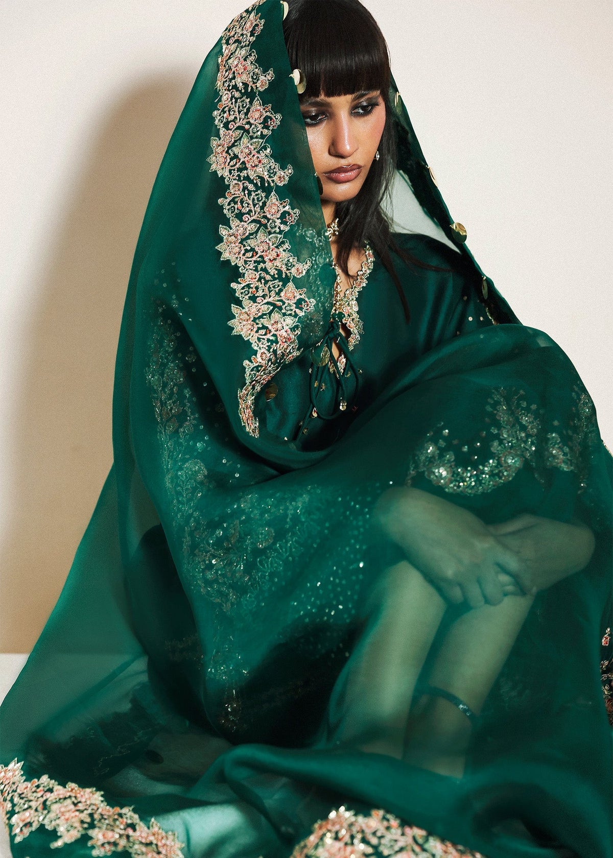 Hussain Rehar | Luxury Pret 26 | Noor Lepoque - Designer Dress - Type : Ladies Clothes - Available at Libayah - 100% Original