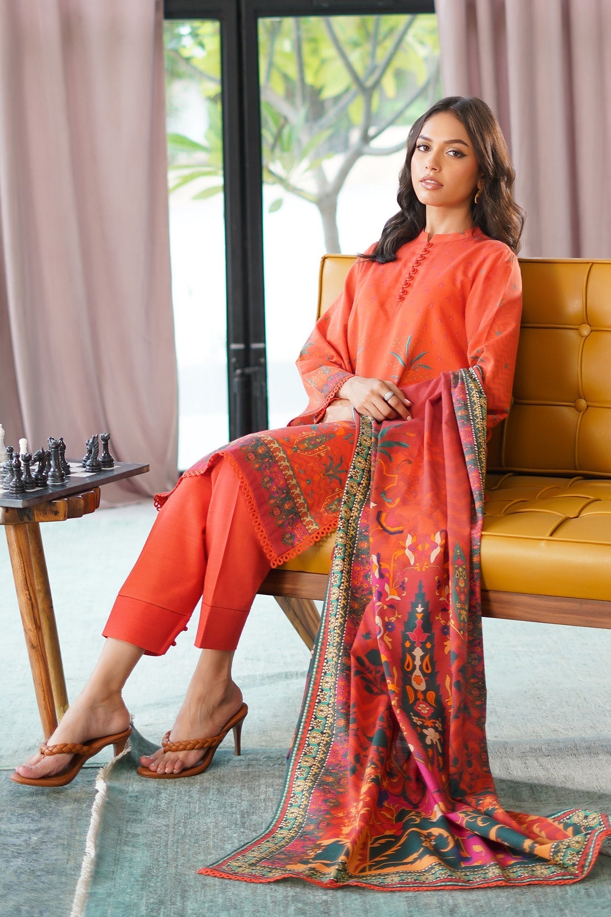 Sahar | Autumn Winter 2024 | Autumn Harvest by Sahar - Designer Dress - Type: Ladies Clothes - Available at Libayah - 100% Original