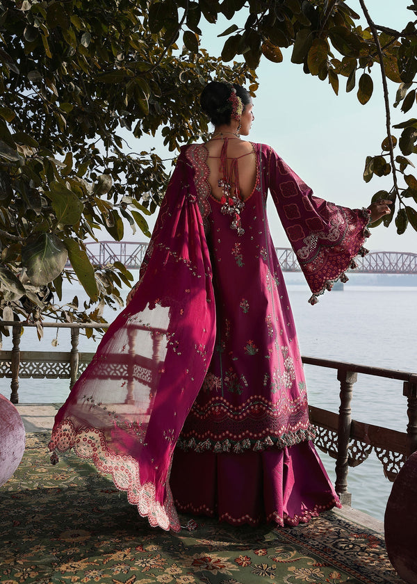 Hussain Rehar | Kalabagh Luxury Lawn 26 | Anjas by Hussain Rehar - Designer Dress  - Type : Ladies Clothes - Available at Libayah - 100% Original 