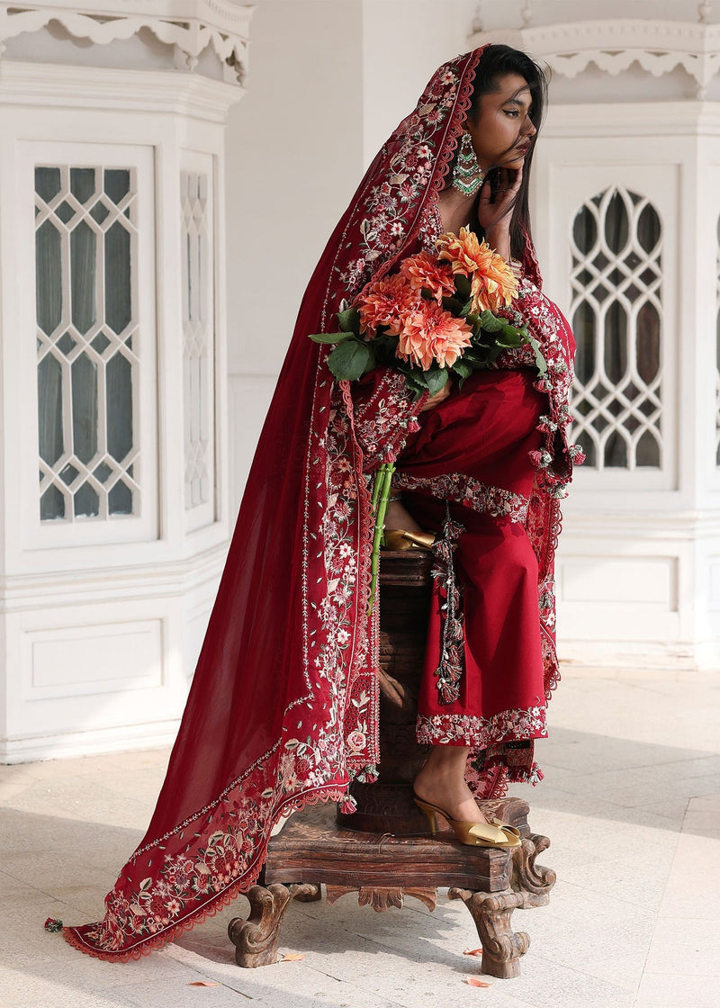 Hussain Rehar | Kalabagh Luxury Lawn 26 | Kastanaa by Hussain Rehar - Designer Dress  - Type : Ladies Clothes - Available at Libayah - 100% Original 