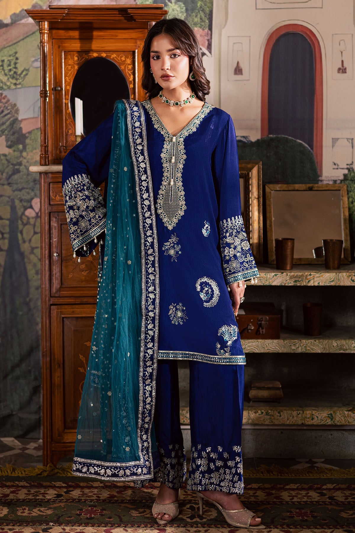Nureh | Nur Mahal | NE-192 by Nureh - Designer Dress - Type : Ladies Clothes - Available at Libayah - 100% Original 