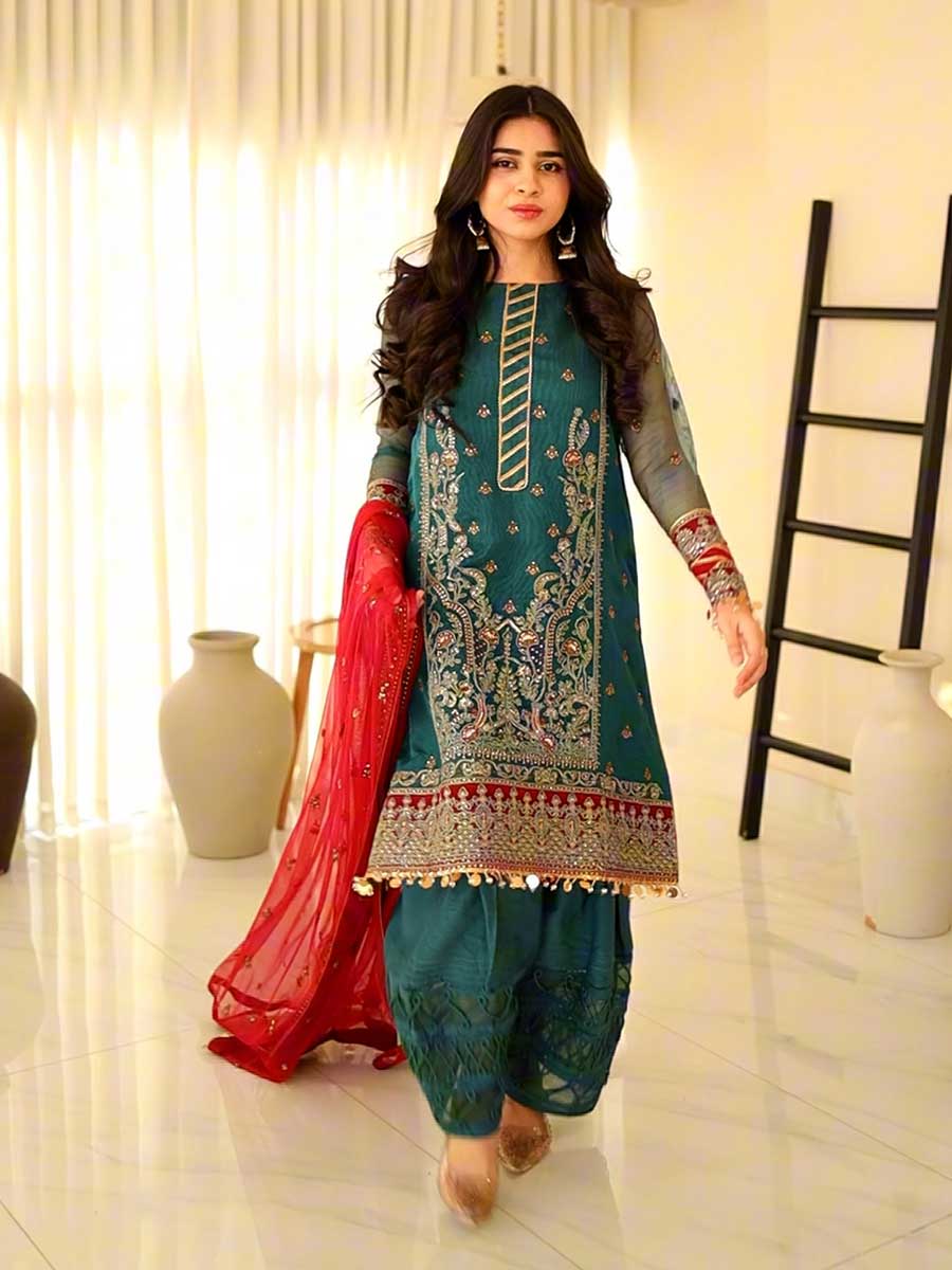 Salitex | Signature Festive Chiffon | SUNW6JI021UT by Salitex - Designer Dress - Type: Ladies Clothes - Available at Libayah - 100% Original
